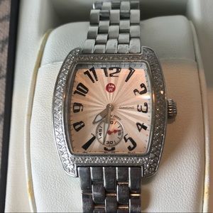 Michele Diamond Urban watch with addt’l strap